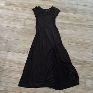 Women long black dress size M
